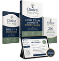 Clinical Pass Prep LCSW Exam Complete Study System bundle